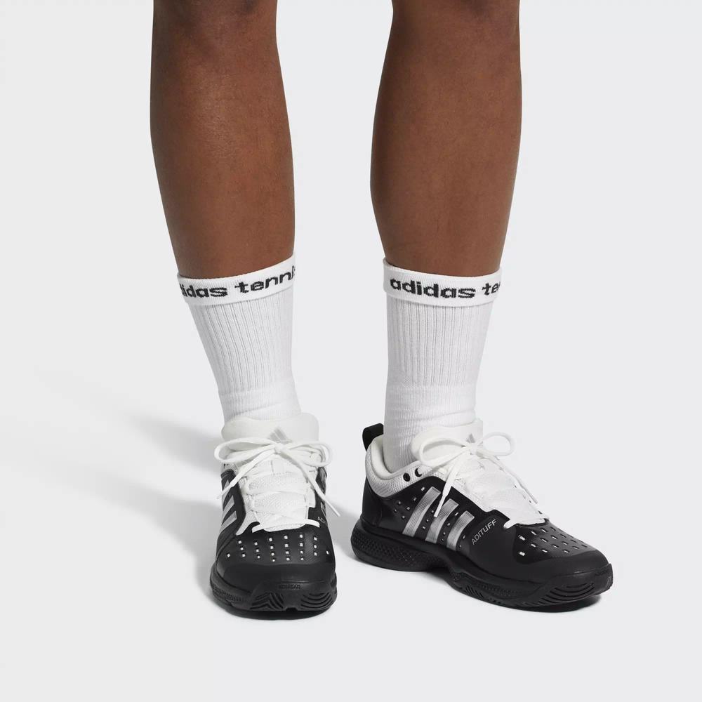 Adidas Barricade Classic Bounce Zapatillas De Tenis Negros Para Hombre (MX-77748)